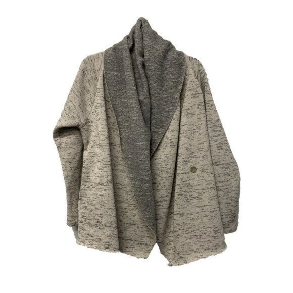 Lucky Brand Oatmeal Shawl Cardigan - Picture 4 of 6